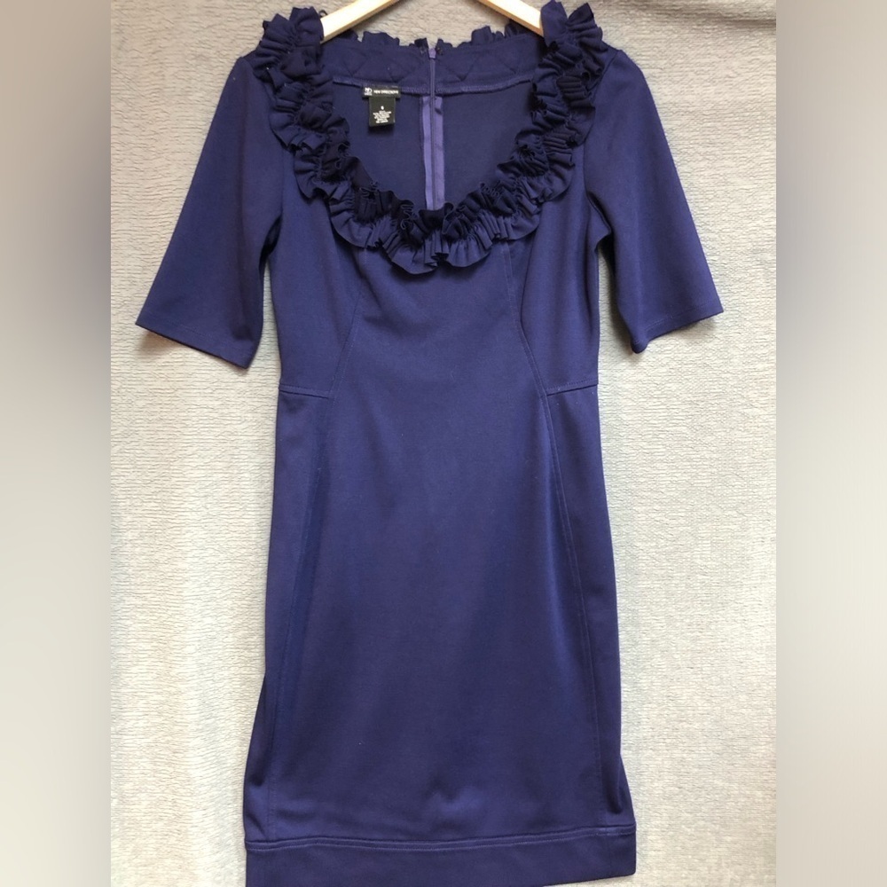 New directions 8, rich purple dress